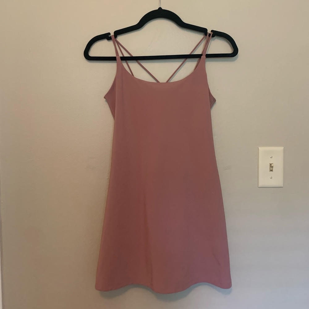 Abercrombie & Fitch Traveler Mini Dress in Mauve XSP